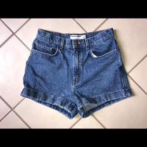 American apparel denim shorts